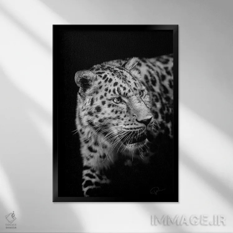 تابلو دکوراتیو قصد اثر پل نویل - نمای قابدار مشکی