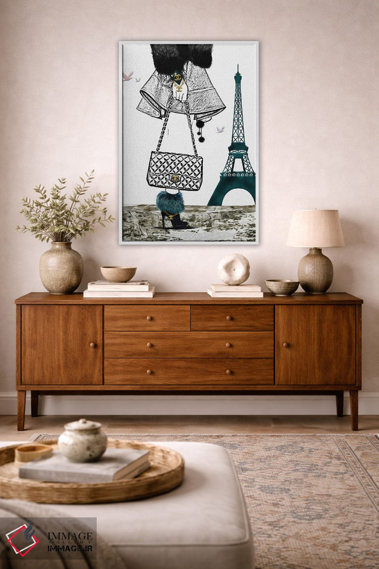 تابلو دکوراتیو Paris I,سلام پاریس شماره 1 اثر پوماکای بارون - D3W