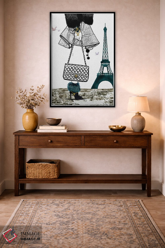 تابلو دکوراتیو Paris I,سلام پاریس شماره 1 اثر پوماکای بارون - D4B