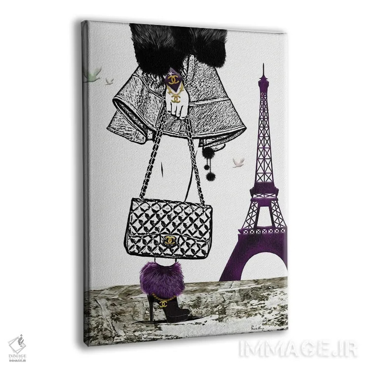 تابلو دکوراتیو Paris II,سلام پاریس ۲ اثر پوماکای بارون - نمای پرسپکتیو محصول