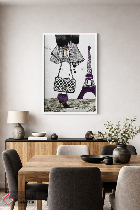تابلو دکوراتیو Paris II,سلام پاریس ۲ اثر پوماکای بارون - D3W
