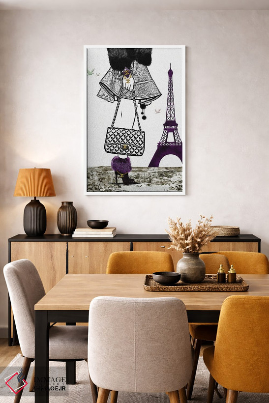 تابلو دکوراتیو Paris II,سلام پاریس ۲ اثر پوماکای بارون - D5W