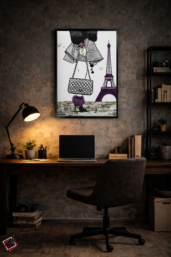 تابلو دکوراتیو Paris II,سلام پاریس ۲ اثر پوماکای بارون - D6B