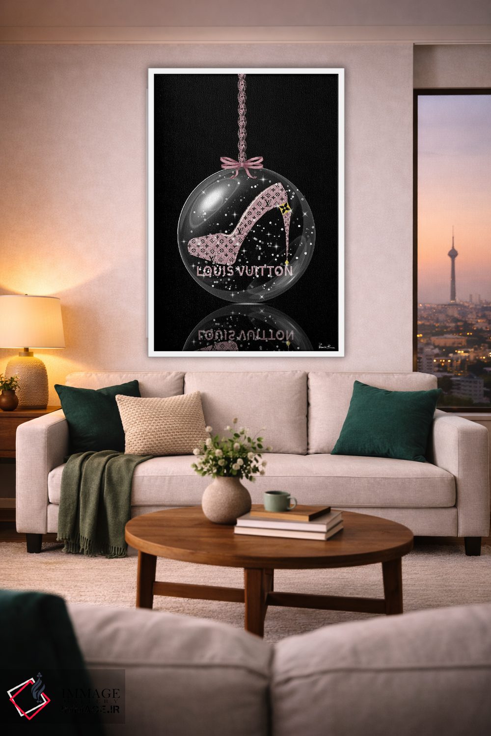 تابلو دکوراتیو My Louis Glitter Ball II,اوه، لوییس من توپ اکلیلی ۲ اثر پوماکای بارون - D1W