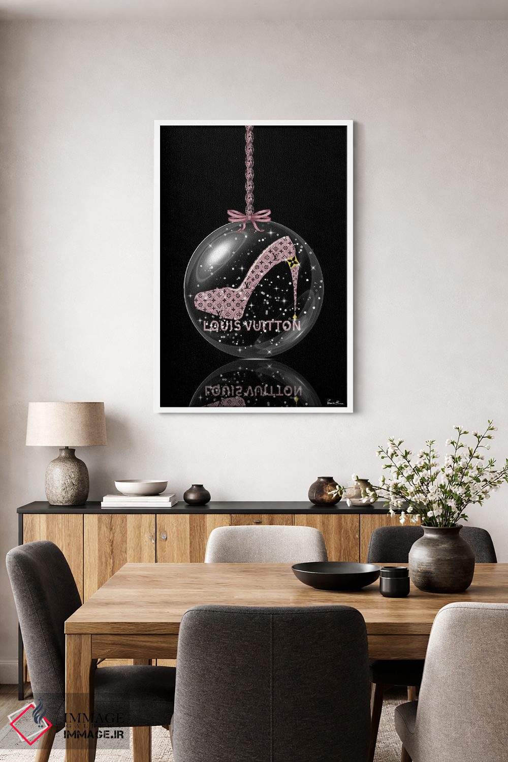 تابلو دکوراتیو My Louis Glitter Ball II,اوه، لوییس من توپ اکلیلی ۲ اثر پوماکای بارون - D4W