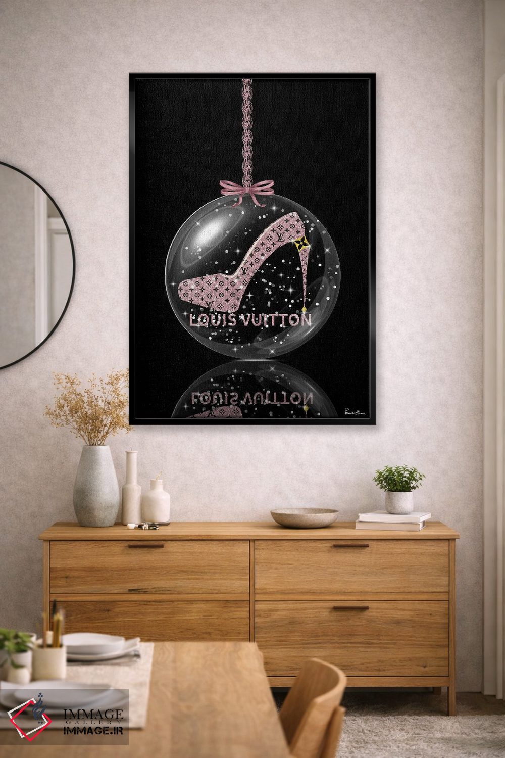 تابلو دکوراتیو My Louis Glitter Ball II,اوه، لوییس من توپ اکلیلی ۲ اثر پوماکای بارون - D3B