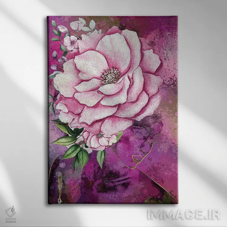 تابلو مینیمال تواضع اثر پوماکای بارون - نمای روبهرو روی دیوار