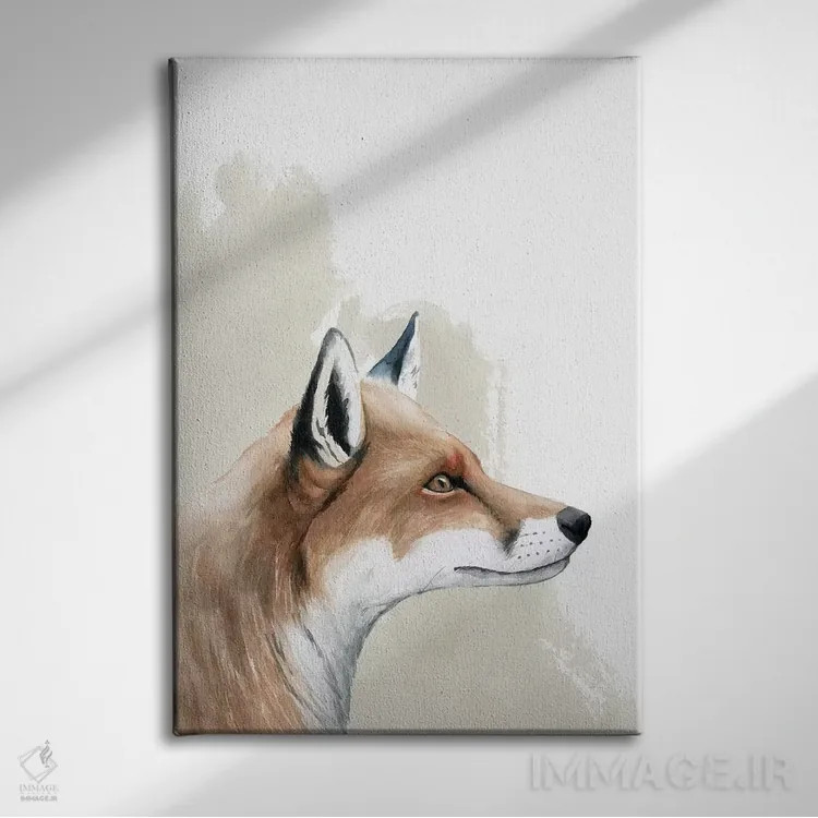 تابلو دکوراتیو دوست جنگل سه اثر گریس پاپ - نمای روبهرو روی دیوار