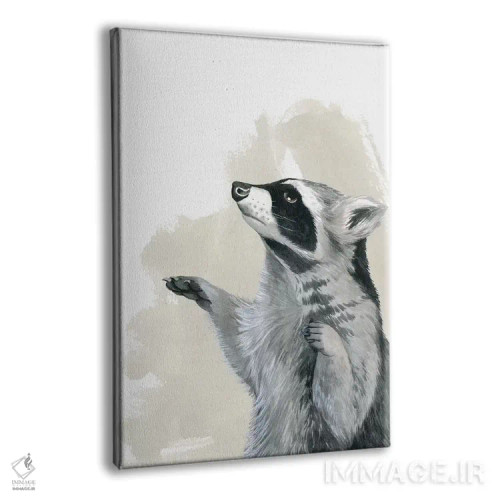 تابلو دکوراتیو دوست جنگل چهار اثر گریس پاپ - نمای پرسپکتیو محصول