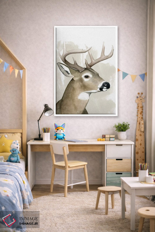 تابلو دکوراتیو دوست جنگل یک اثر گریس پاپ - D1W