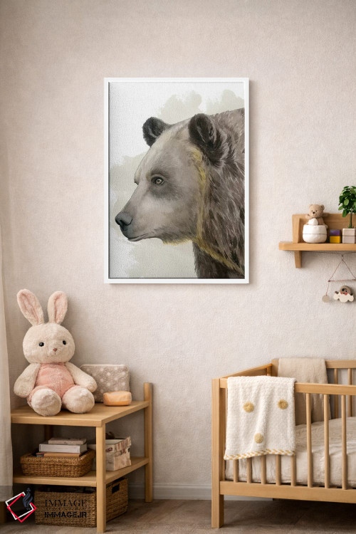 تابلو دکوراتیو دوست جنگل دو اثر گریس پاپ - D3W