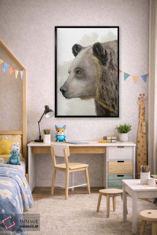 تابلو دکوراتیو دوست جنگل دو اثر گریس پاپ - D2B