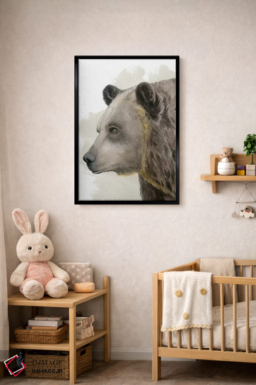 تابلو دکوراتیو دوست جنگل دو اثر گریس پاپ - D4B