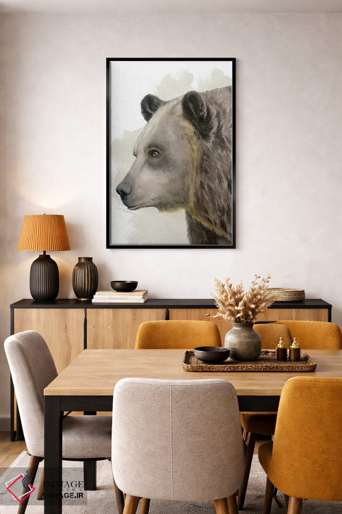 تابلو دکوراتیو دوست جنگل دو اثر گریس پاپ - D5B