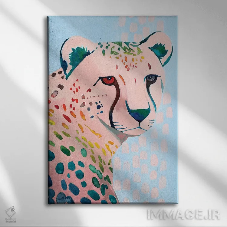 تابلو دکوراتیو طیف جنگلی سه اثر گریس پاپ - نمای روبهرو روی دیوار