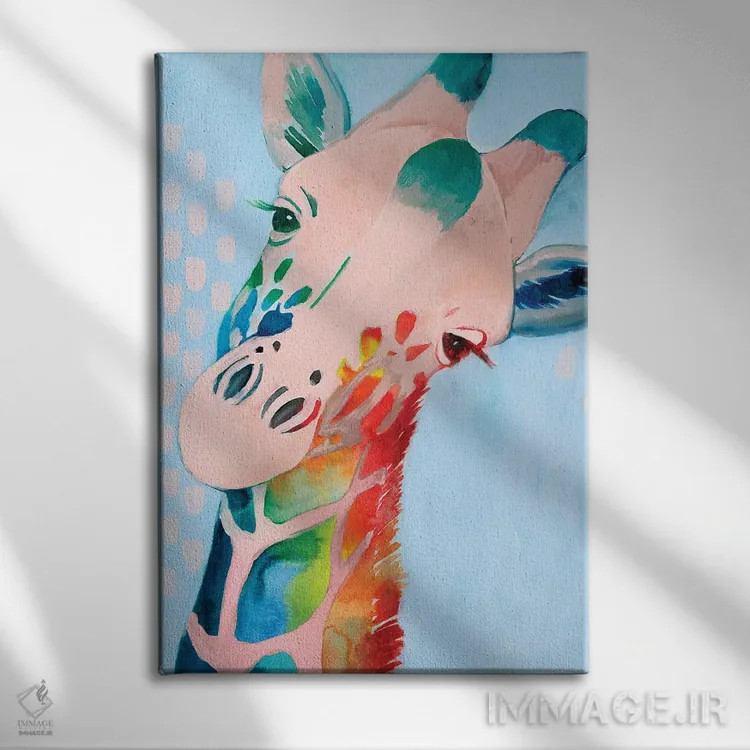 تابلو دکوراتیو طیف جنگلی دو اثر گریس پاپ - نمای روبهرو روی دیوار