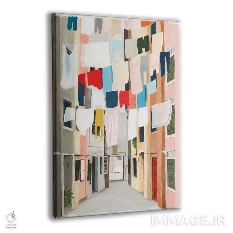 تابلو دکوراتیو روز شستشو یک اثر گریس پاپ - نمای پرسپکتیو محصول