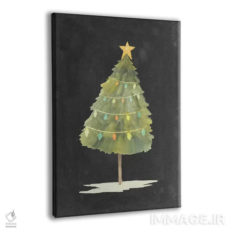 تابلو دکوراتیو درخشش کریسمس یک اثر گریس پاپ - نمای پرسپکتیو محصول