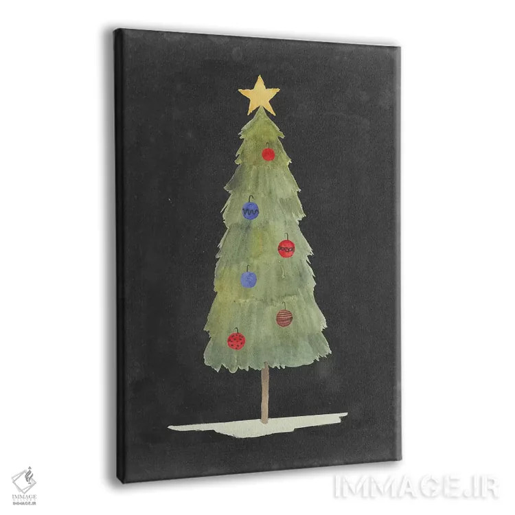 تابلو دکوراتیو درخشش کریسمس دو اثر گریس پاپ - نمای پرسپکتیو محصول