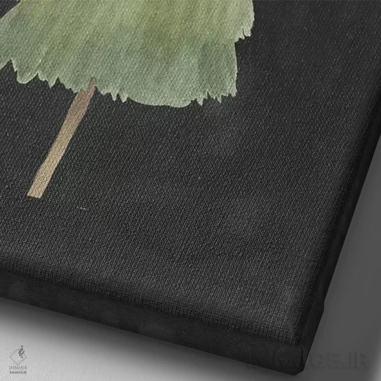 تابلو دکوراتیو مجموعه درخشش کریسمس ف اثر گریس پاپ - نمای نزدیک بافت بوم