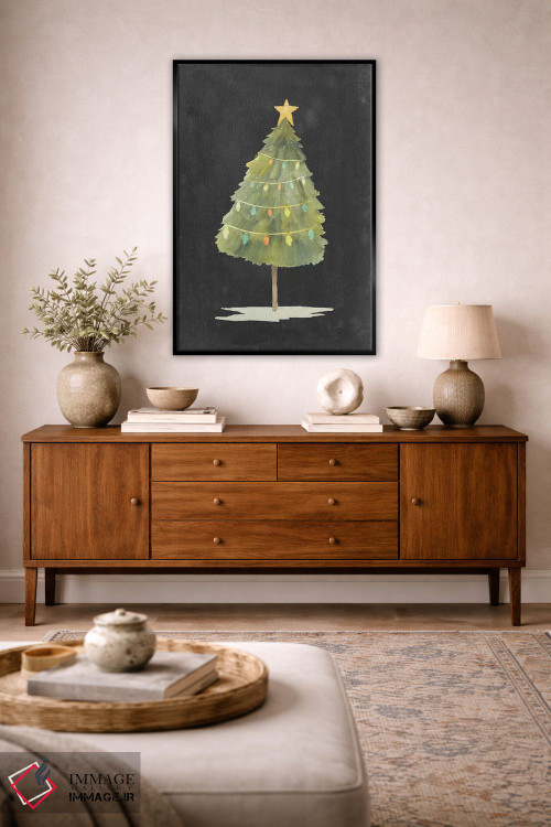 تابلو دکوراتیو درخشش کریسمس یک اثر گریس پاپ - D3B