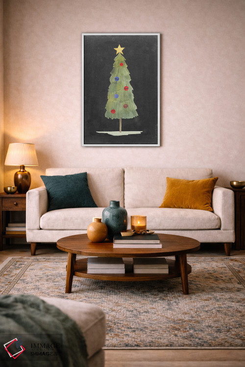 تابلو دکوراتیو درخشش کریسمس دو اثر گریس پاپ - D3W