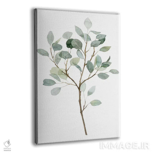 تابلو دکوراتیو اکالیپتوس شیشه ای دریایی ۲ اثر گریس پاپ - نمای پرسپکتیو محصول