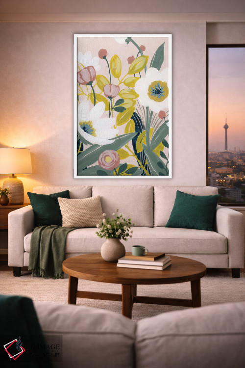 تابلو دکوراتیو طرح باغ ۱ اثر گریس پاپ - D2W