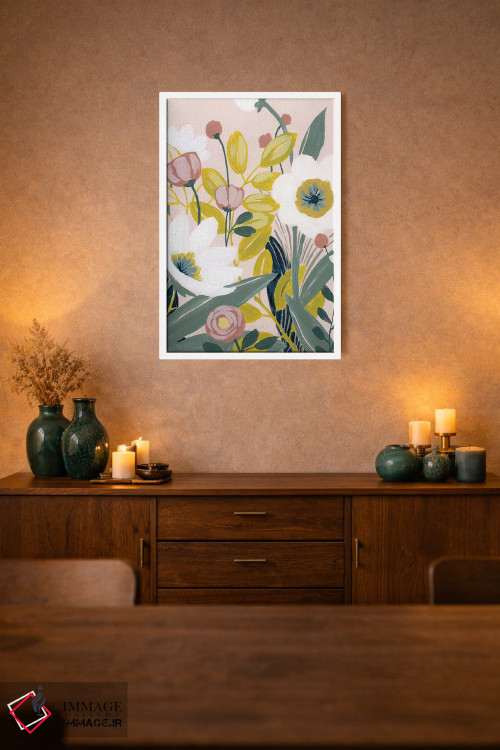 تابلو دکوراتیو طرح باغ ۱ اثر گریس پاپ - D3W