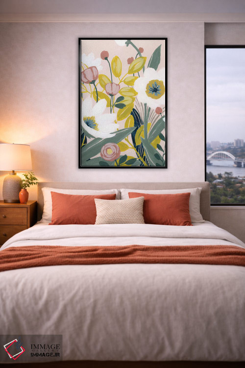 تابلو دکوراتیو طرح باغ ۱ اثر گریس پاپ - D5B