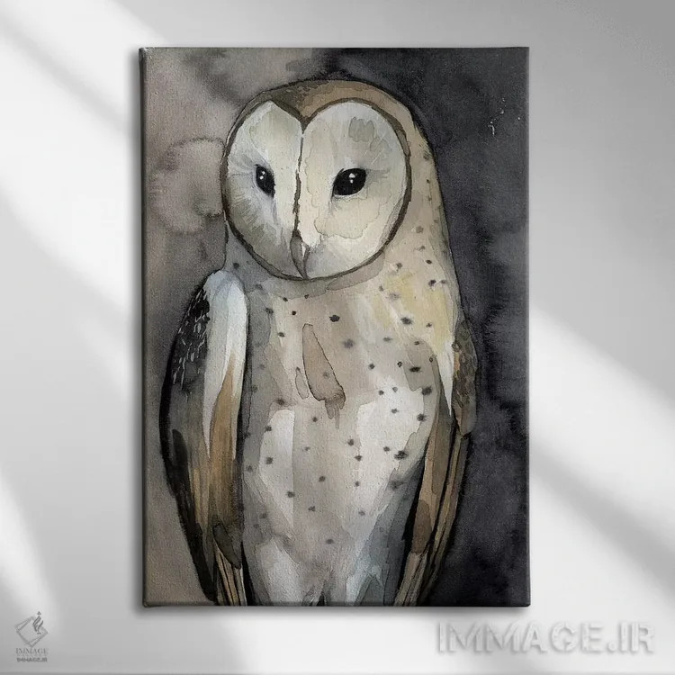 تابلو دکوراتیو سرخورنده ماه ۲ اثر گریس پاپ - نمای روبهرو روی دیوار