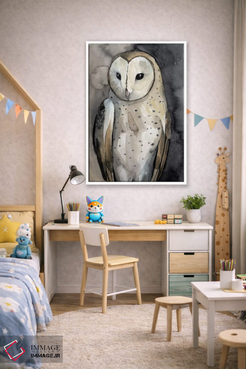 تابلو دکوراتیو سرخورنده ماه ۲ اثر گریس پاپ - D1W