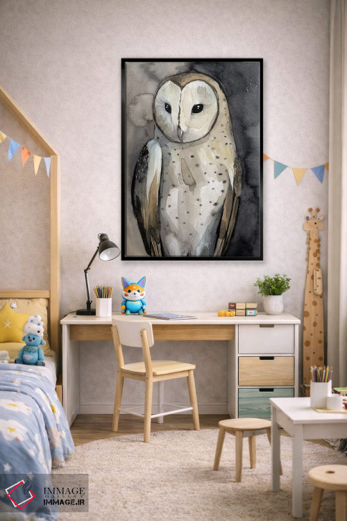 تابلو دکوراتیو سرخورنده ماه ۲ اثر گریس پاپ - D2B