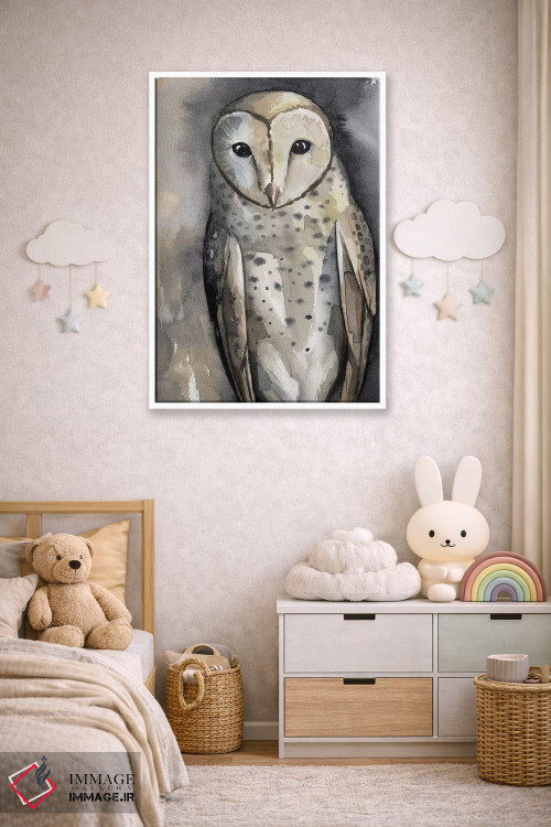 تابلو دکوراتیو سرخورنده ماه ۱ اثر گریس پاپ - D3W