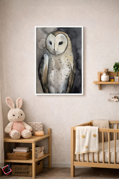 تابلو دکوراتیو سرخورنده ماه ۲ اثر گریس پاپ - D3W