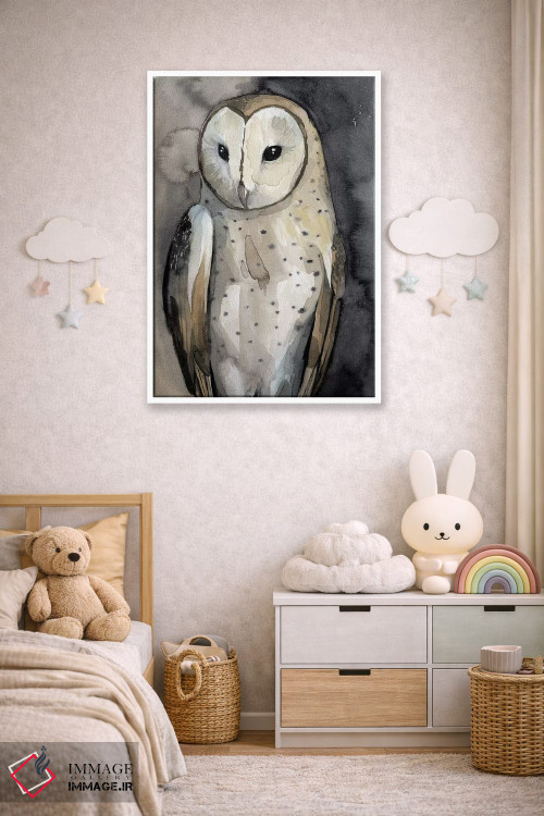 تابلو دکوراتیو سرخورنده ماه ۲ اثر گریس پاپ - D4W