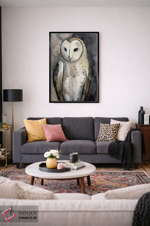 تابلو دکوراتیو سرخورنده ماه ۲ اثر گریس پاپ - D5B