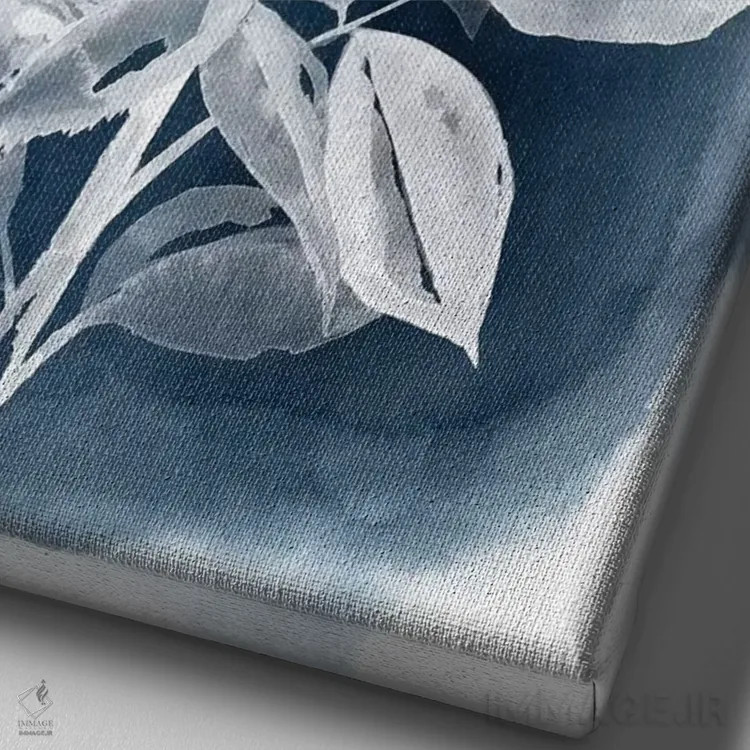 تابلو دکوراتیو رز شبح ۳ اثر گریس پاپ - نمای نزدیک بافت بوم