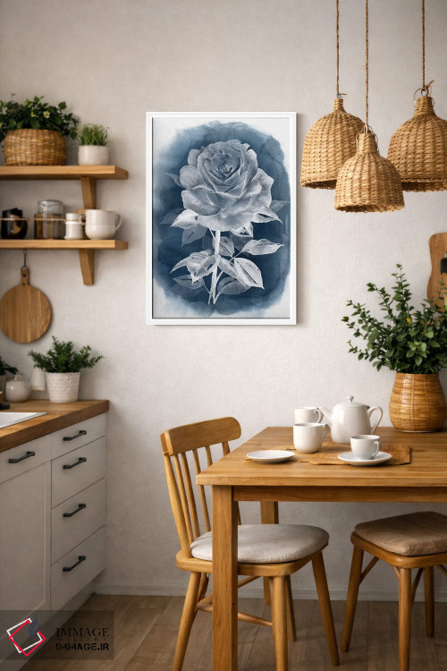 تابلو دکوراتیو رز شبح ۳ اثر گریس پاپ - D4W