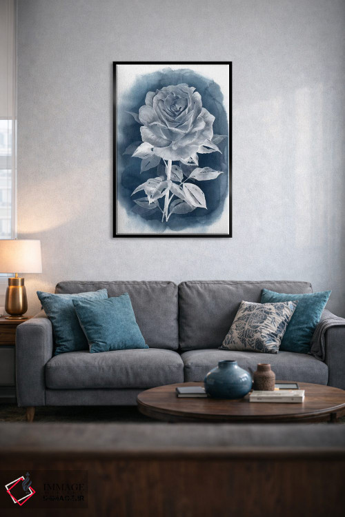 تابلو دکوراتیو رز شبح ۳ اثر گریس پاپ - D6B