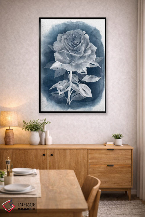 تابلو دکوراتیو رز شبح ۳ اثر گریس پاپ - D5B