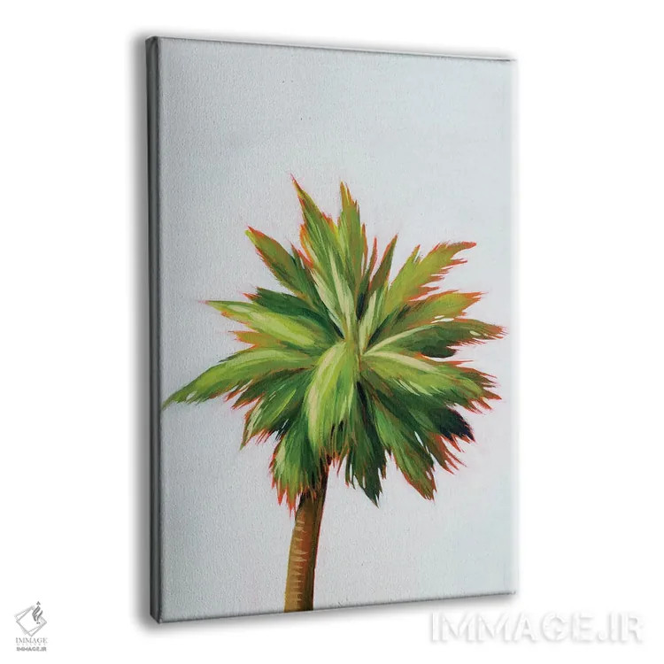 تابلو دکوراتیو درخشش نخل ۲ اثر گریس پاپ - نمای پرسپکتیو محصول