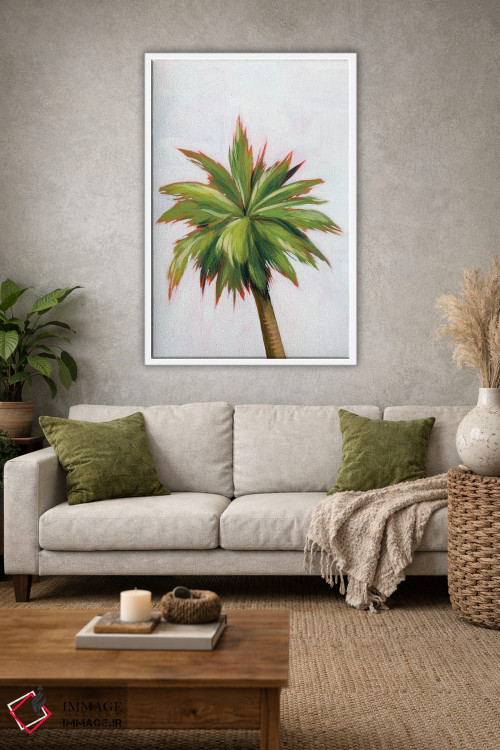 تابلو دکوراتیو درخشش نخل ۱ اثر گریس پاپ - D1W