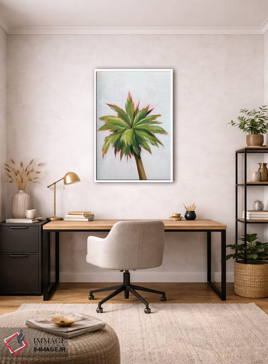تابلو دکوراتیو درخشش نخل ۱ اثر گریس پاپ - D3W