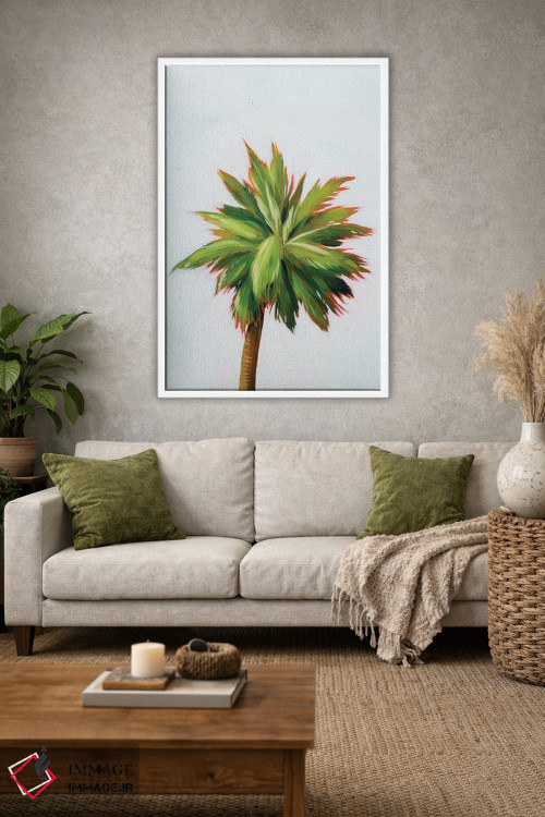 تابلو دکوراتیو درخشش نخل ۲ اثر گریس پاپ - D1W