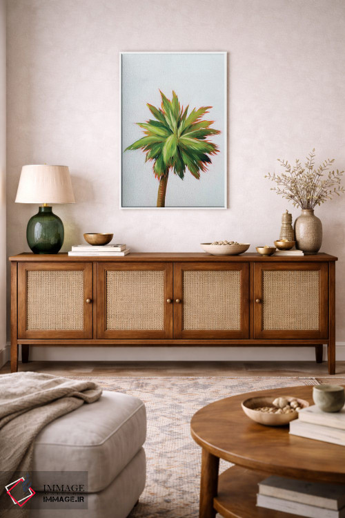 تابلو دکوراتیو درخشش نخل ۲ اثر گریس پاپ - D3W