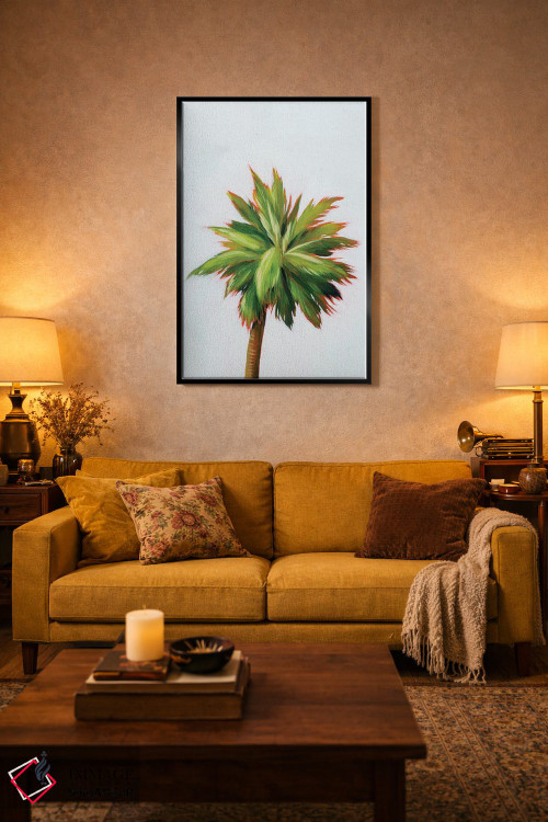 تابلو دکوراتیو درخشش نخل ۲ اثر گریس پاپ - D5B