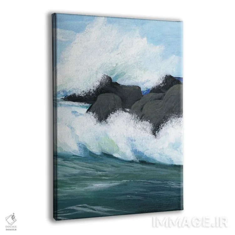 تابلو دکوراتیو شکستن بشکه ۲ اثر گریس پاپ - نمای پرسپکتیو محصول