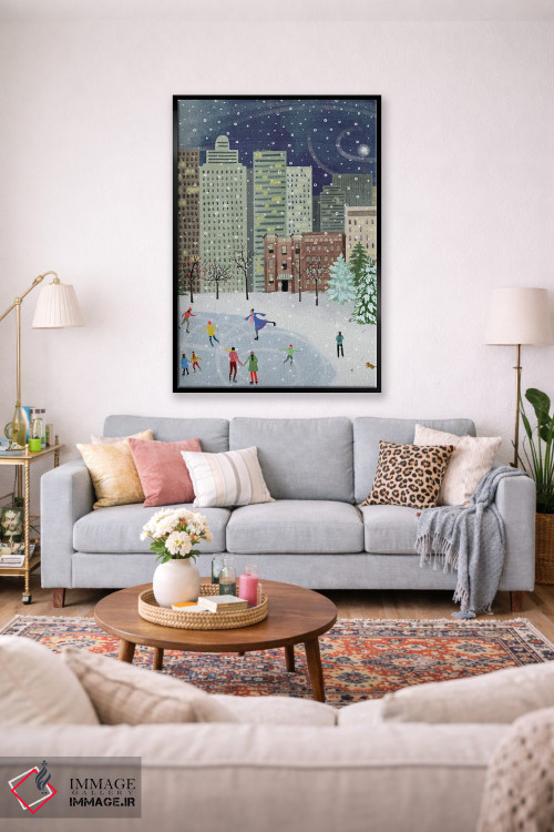 تابلو دکوراتیو کریسمس در شهر ۲ اثر گریس پاپ - D2B