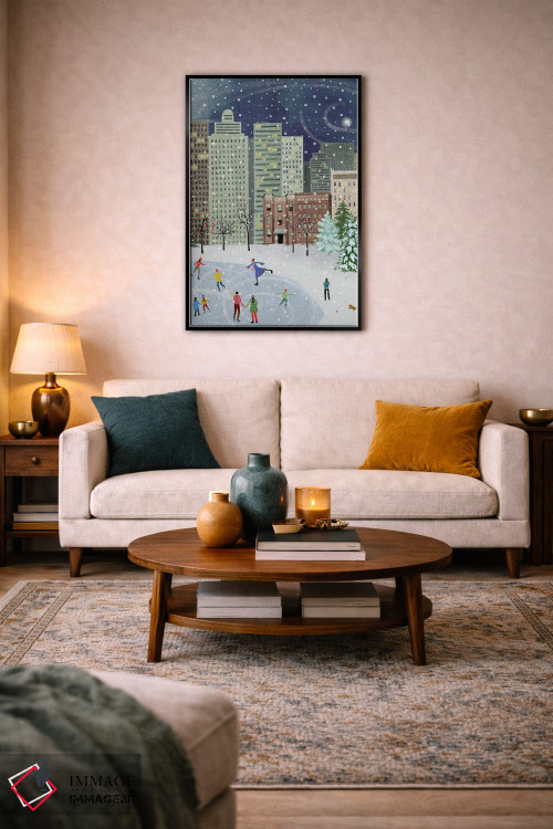 تابلو دکوراتیو کریسمس در شهر ۲ اثر گریس پاپ - D3B